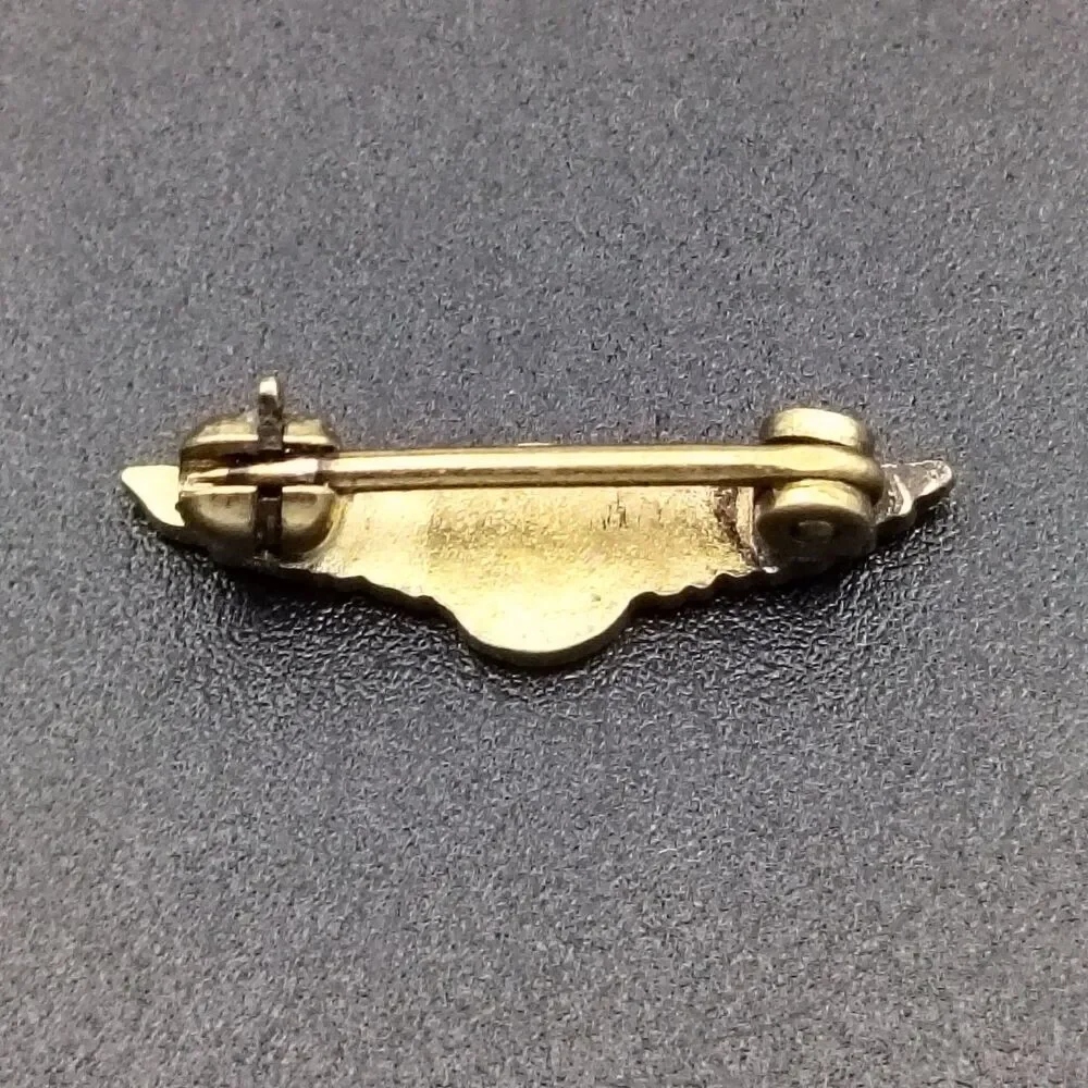 WWII US Navy Aviation Observer Wing Miniature Cap Size Pinback Vintage Original